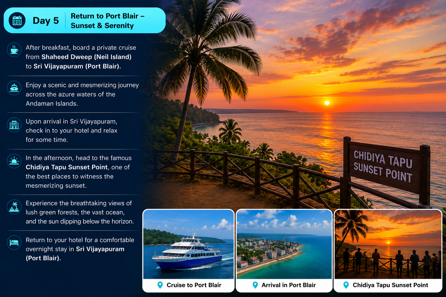 5 Nights 6 Days Day Fifth Trip