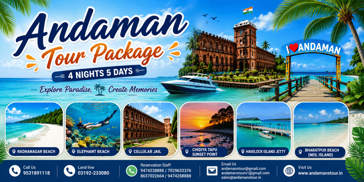 4 Nights 5 Days Andaman Tour Package