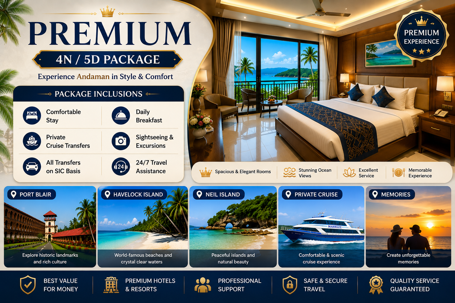 Premium 4N 5D Andaman Tour Package